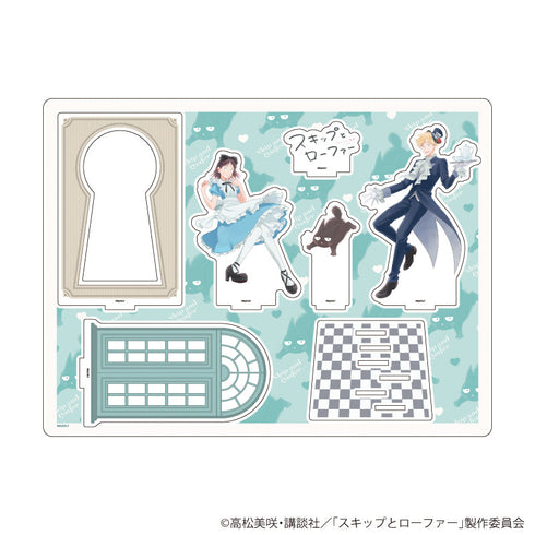 『スキップとローファー』アクリルジオラマ01/不思議の国のアリスver.(描き下ろしイラスト)